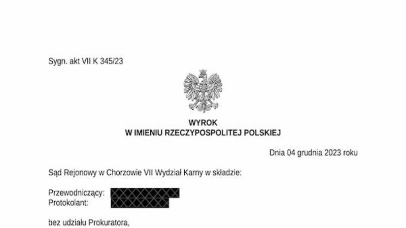 Jazda pod wpływem alkoholu. Wynik badania: 0,30 mg/dm3