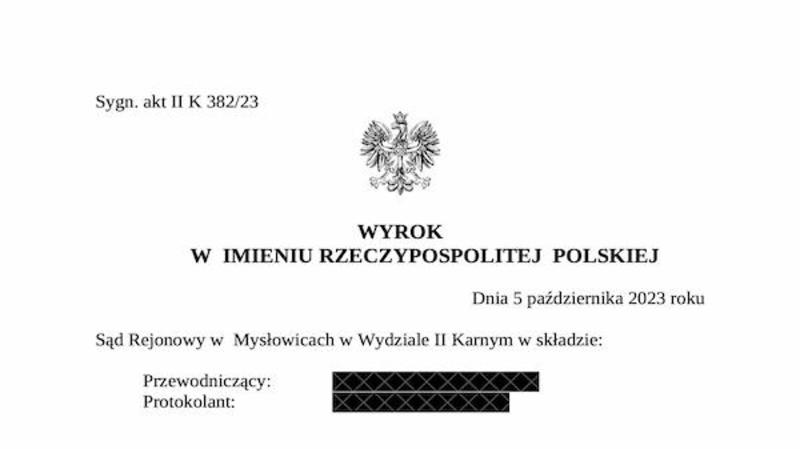 Jazda pod wpływem alkoholu. Wynik badania: 0,34 mg/dm3