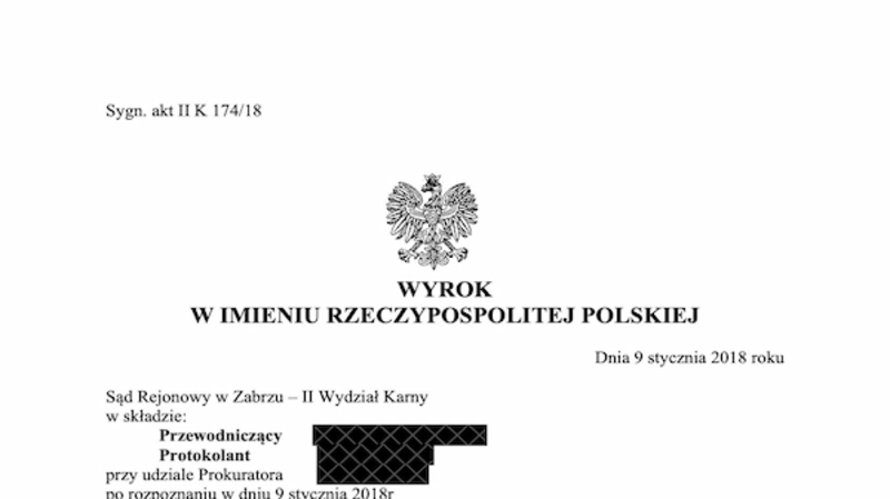 Jazda pod wpływem alkoholu. Wynik badania: 0,32 mg/dm3