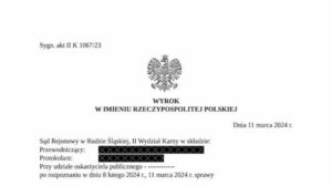Jazda pod wpływem alkoholu. Wynik badania: 0,31 mg/dm3