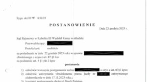 Wynik badania: 0,10 mg/dm3 Odmowa wszczęcia postępowania!