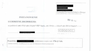 Zarzut – jazda pod wpływem narkotyków. Wynik – umorzenie sprawy!