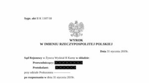 Jazda pod wpływem alkoholu. Wynik badania: 0,39 mg/dm3