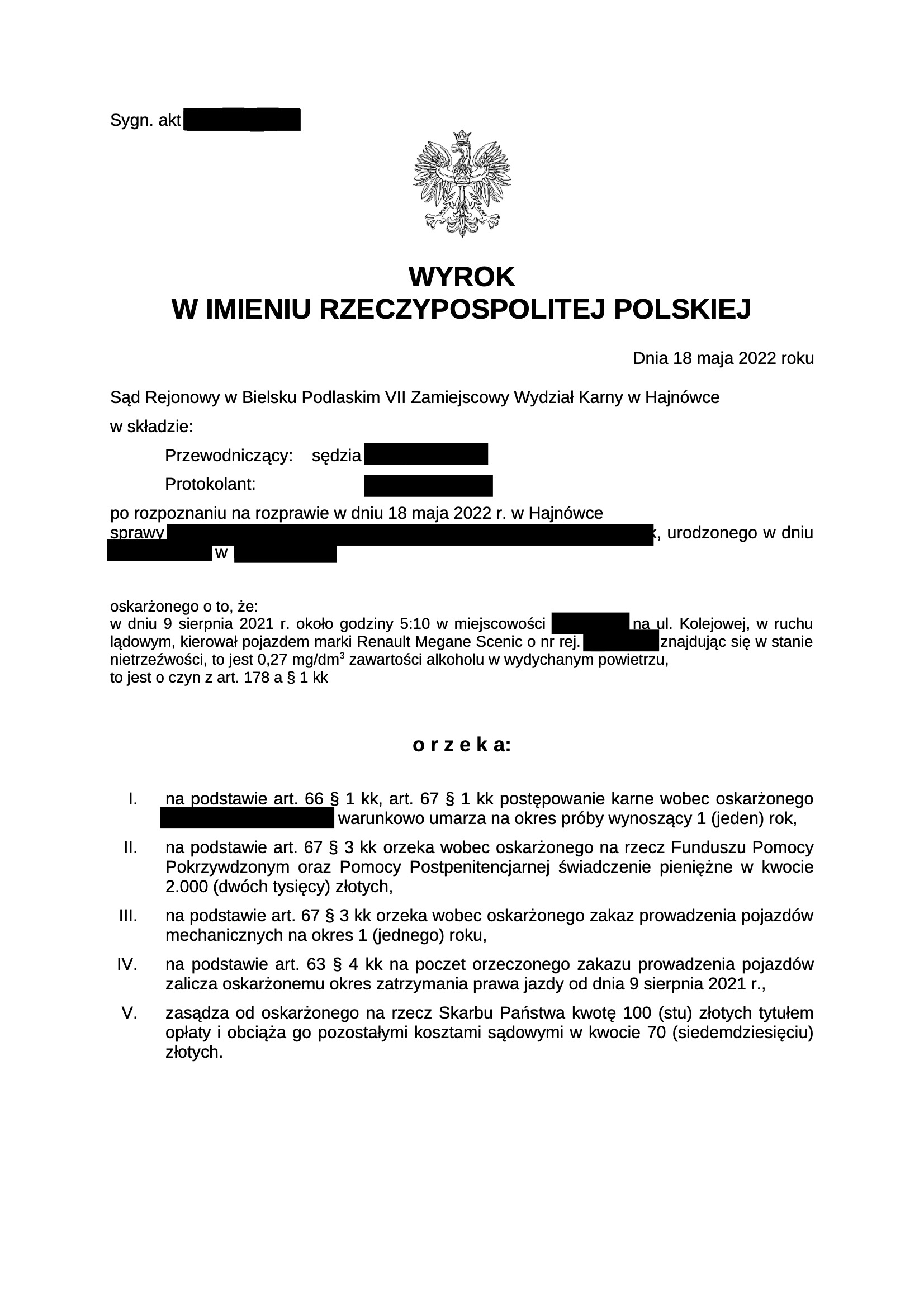 Skan wyroku 1