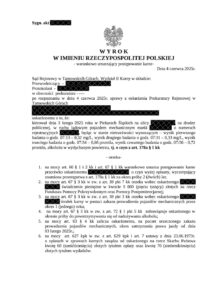 0,32 mg/dm3 – warunkowe umorzenie!