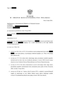 Siemianowice Śląskie. 0,26 mg/dm3 – warunkowe umorzenie