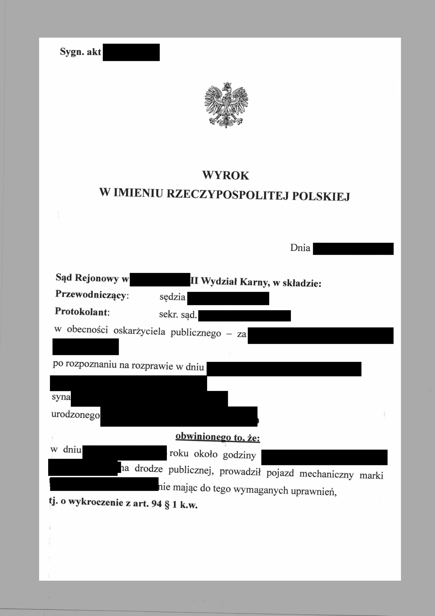 Skan wyroku 1